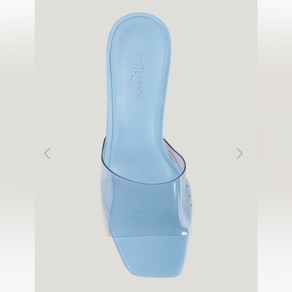 NIB Cult Gaia Bloom Sandals Heels Ice Blue 9 - Picture 2 of 10